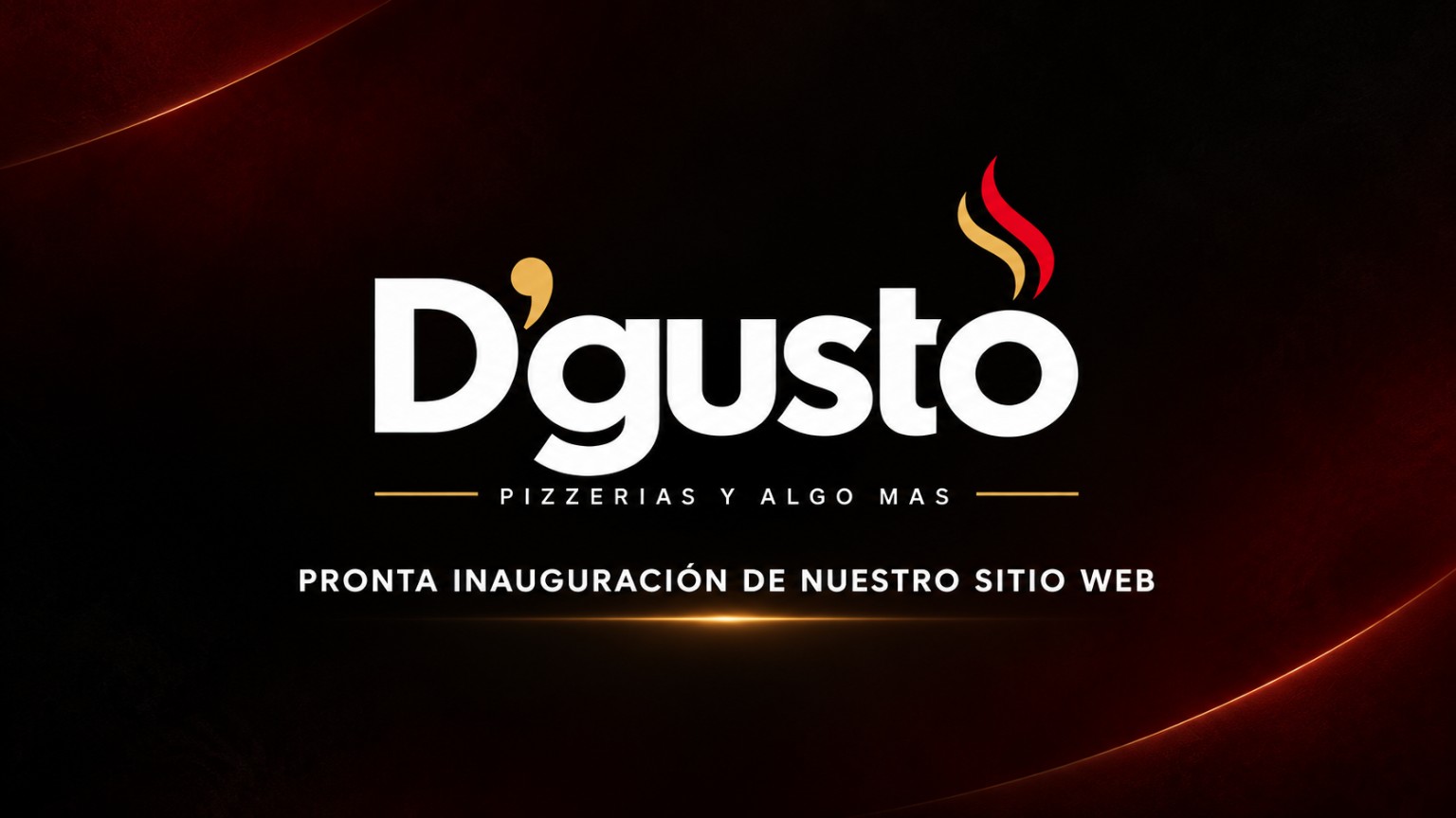 D'gusto, pronta inauguración de nuestro sitio web
